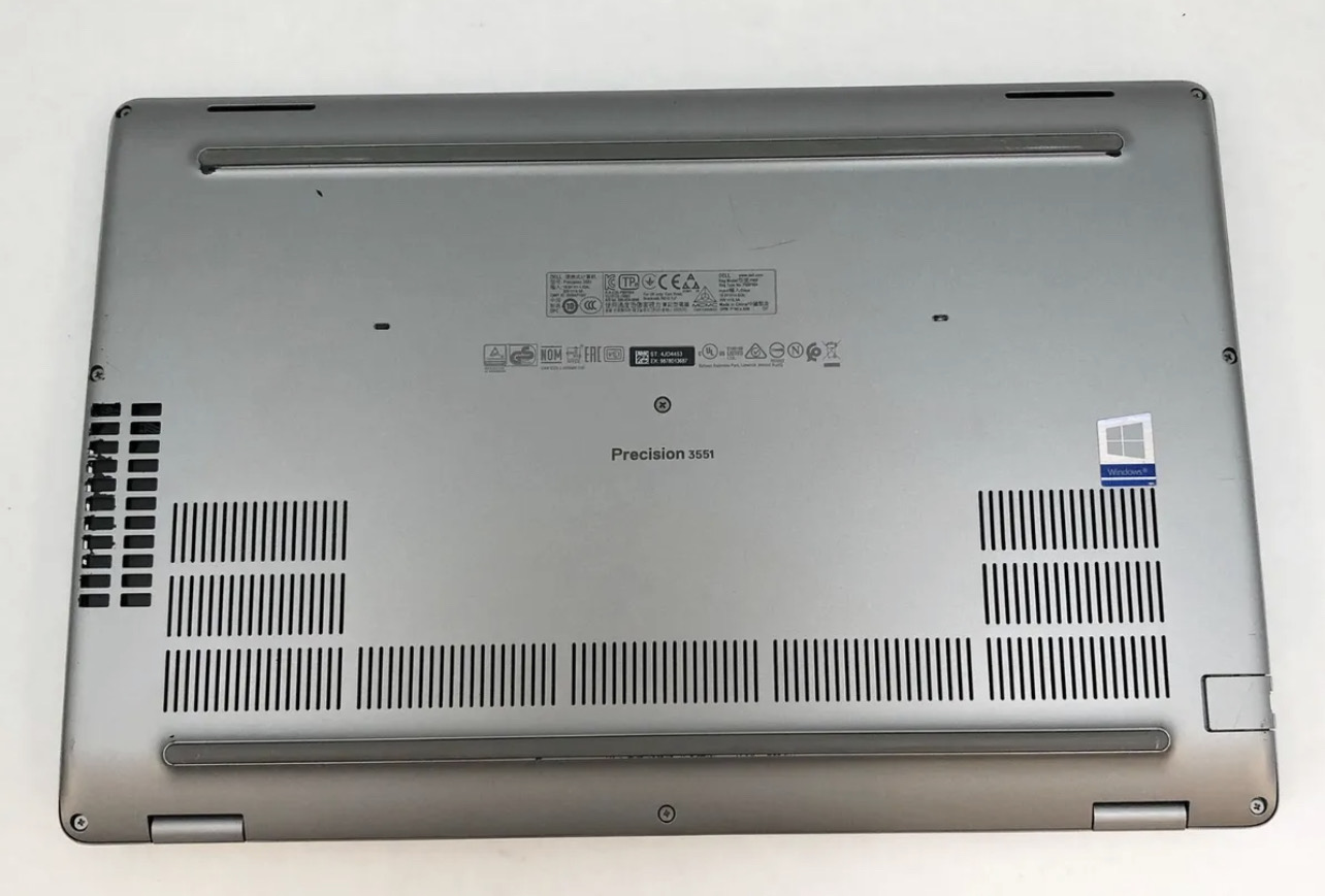 Dell Precision 3551 15.6" Laptop Intel i7-10750H 2.60GHz 32GB RAM 512GB SSD