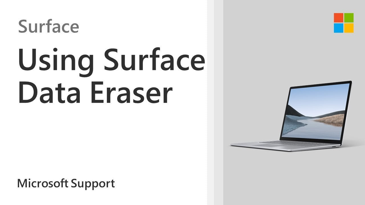 Microsoft Surface Eraser USB Bootable Flash Drive