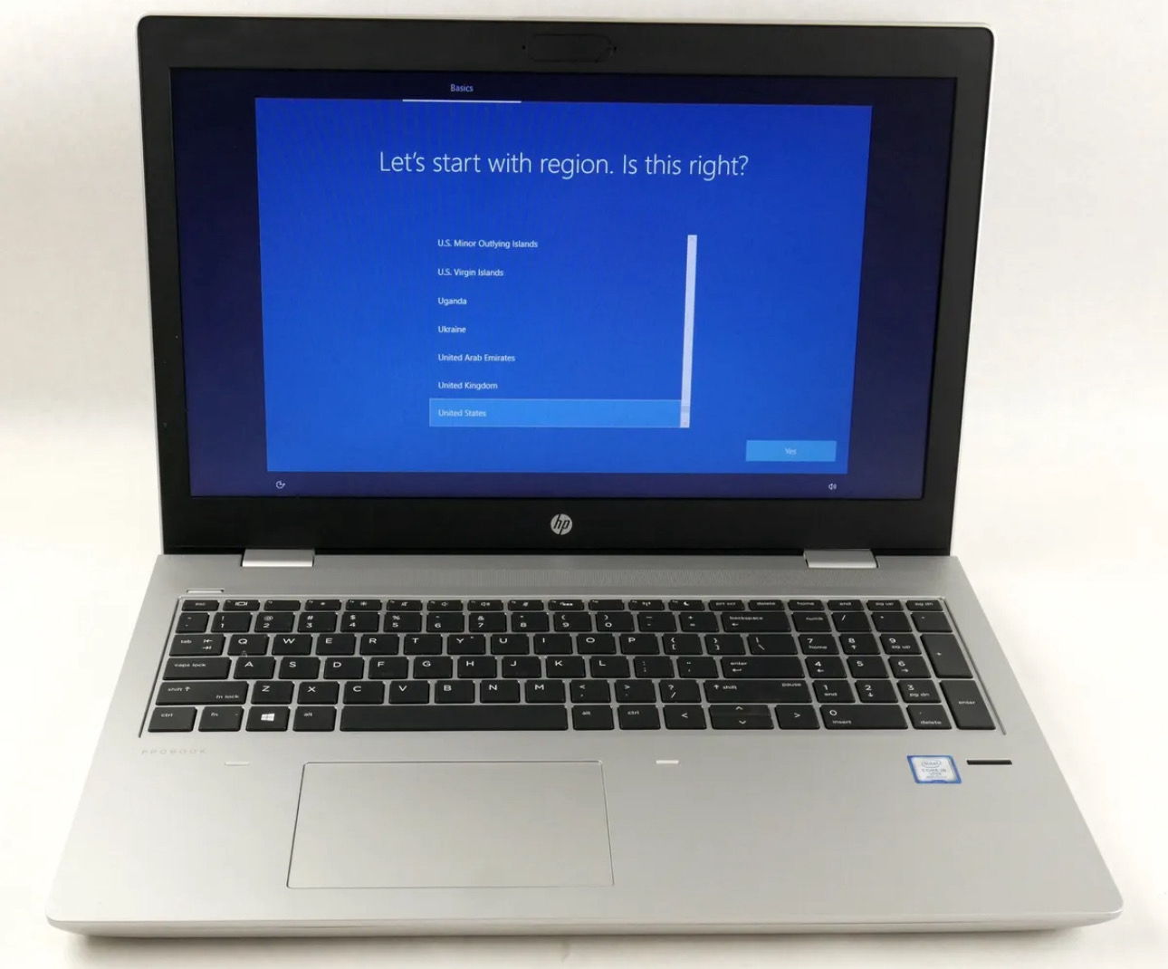 HP ProBook 650 G5 15.6" Intel Core i5-8265U 256GB SSD 8GB RAM Windows 10