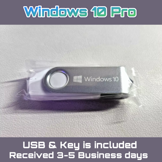 Microsoft Windows 10 (64bit) 22H2 Latest Version USB Bootable Drive