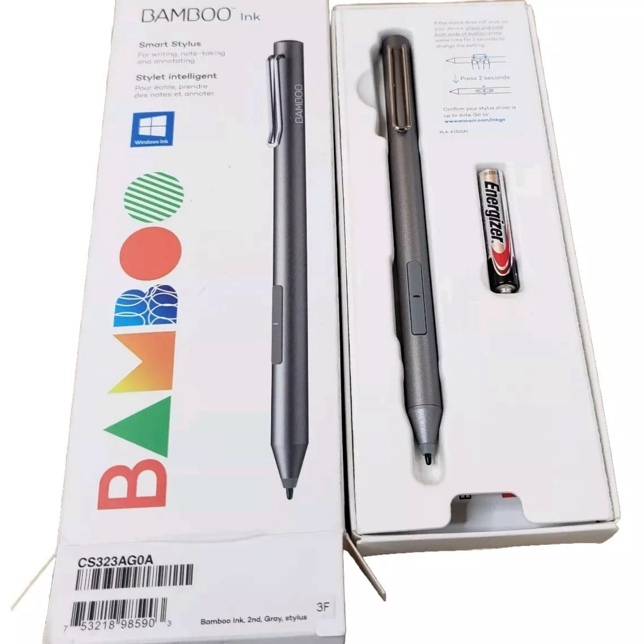 Bamboo Ink Smart Stylus Pen for Microsoft Surface Pro 9,8,7,6,5,4,3,Laptop, Book