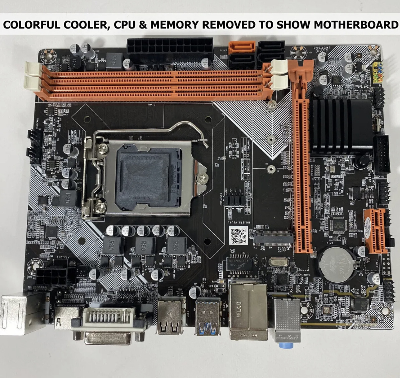 Intel Core i7 Gaming Motherboard CPU RAM Combo 3.8GHz 16GB M.2 DVI HDMI VGA 1155