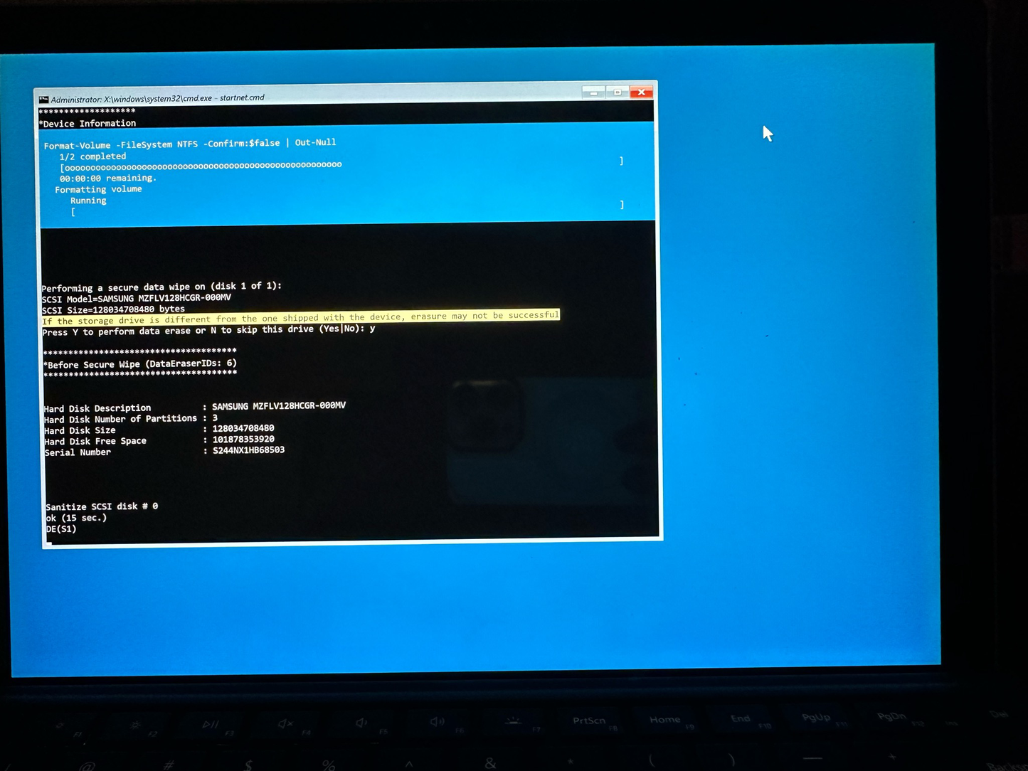 Microsoft Surface Eraser USB Bootable Flash Drive