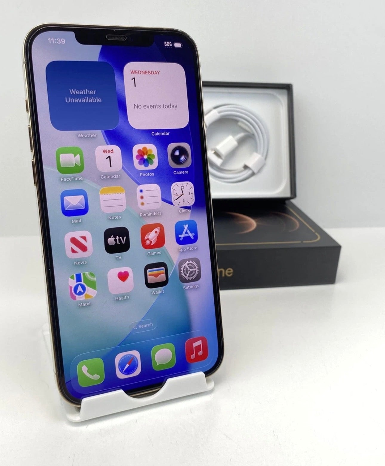 Apple iPhone 12 Pro Max A2342 128GB Gold! 97% battery health! Factory Unlocked!