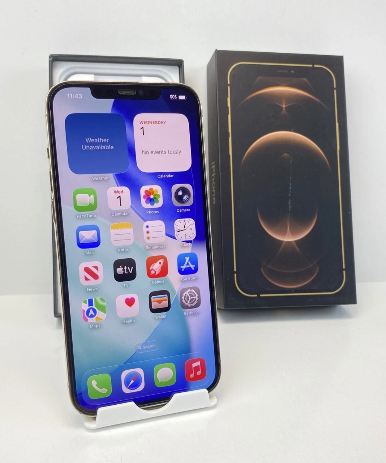 Apple iPhone 12 Pro Max A2342 128GB Gold! Factory Unlocked! 96% battery health!